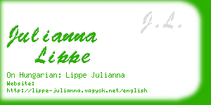 julianna lippe business card